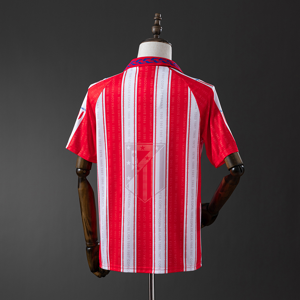 Atletico Madrid 95/96 Home Retro Jersey Foto 2