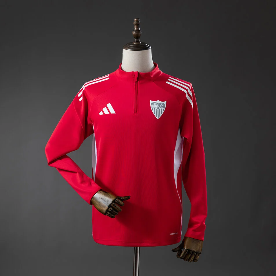 Sevilla 25/26 Long Sleeve Training Uniform Red