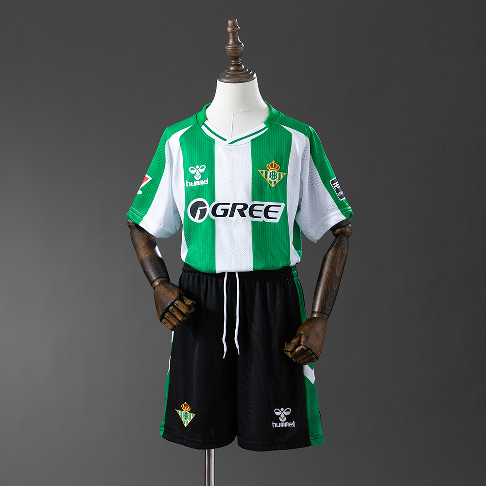 Real Betis 25/26 Home Full kids kit Jersey