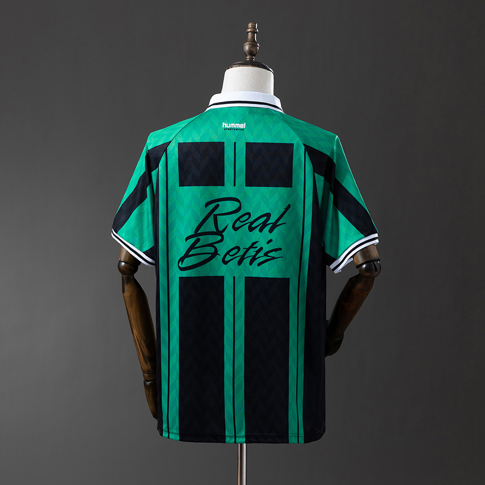 Real Betis Balompié Camiseta Oversize NegraVerde Jersey Foto 2