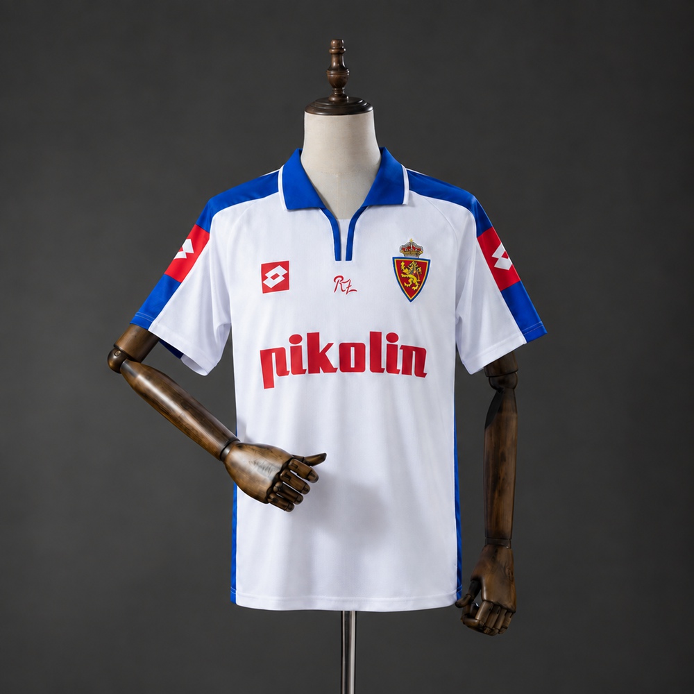 Real Zaragoza 2004 Home Retro Jersey