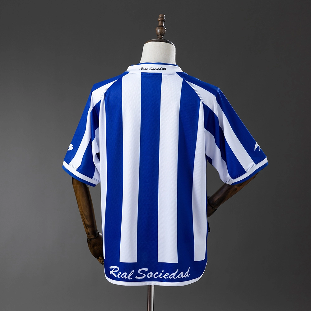 02/03 Real Sociedad Home Retro Jersey Foto 2