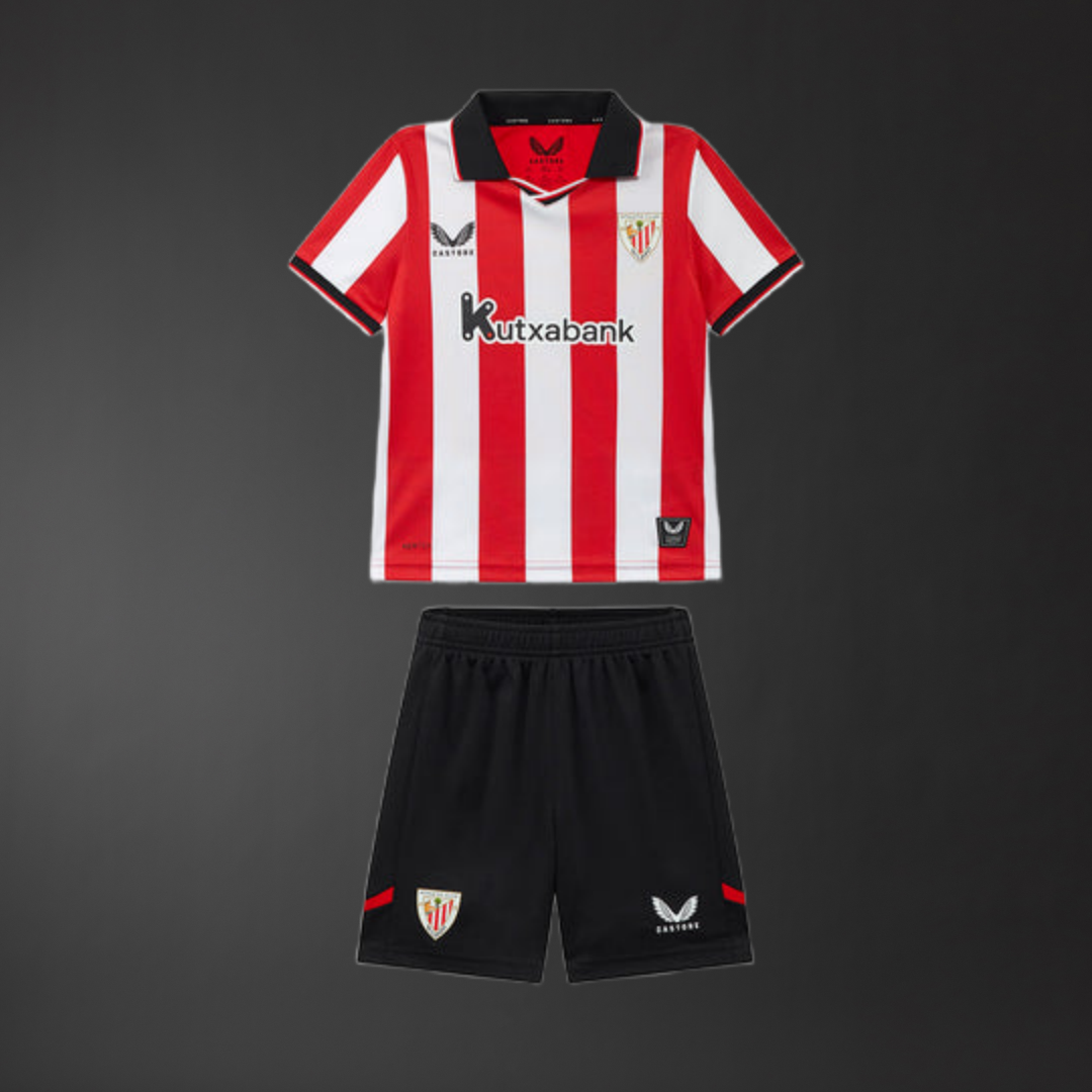 Athletic Bilbao 25/26 Home kids kit Jersey