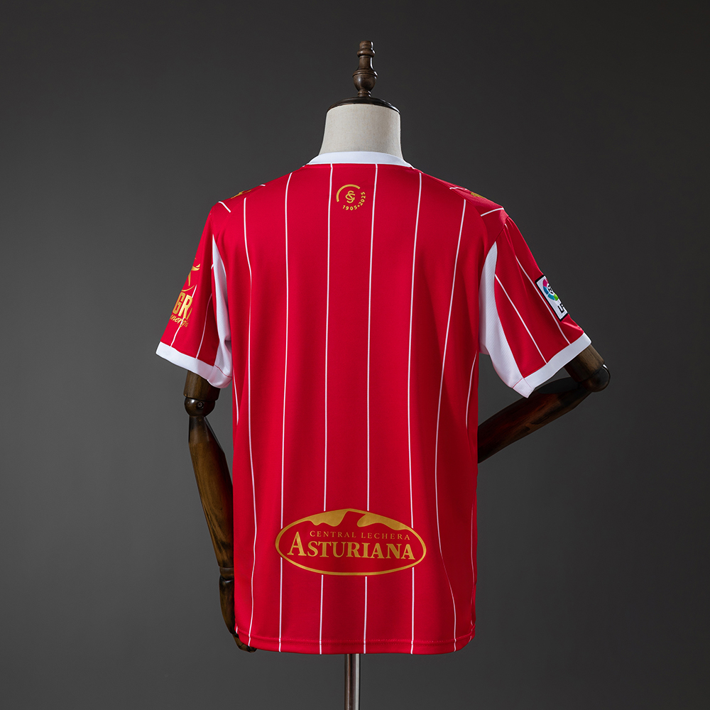 Sporting de Gijon 25/26 Retro Style Jersey Foto 2