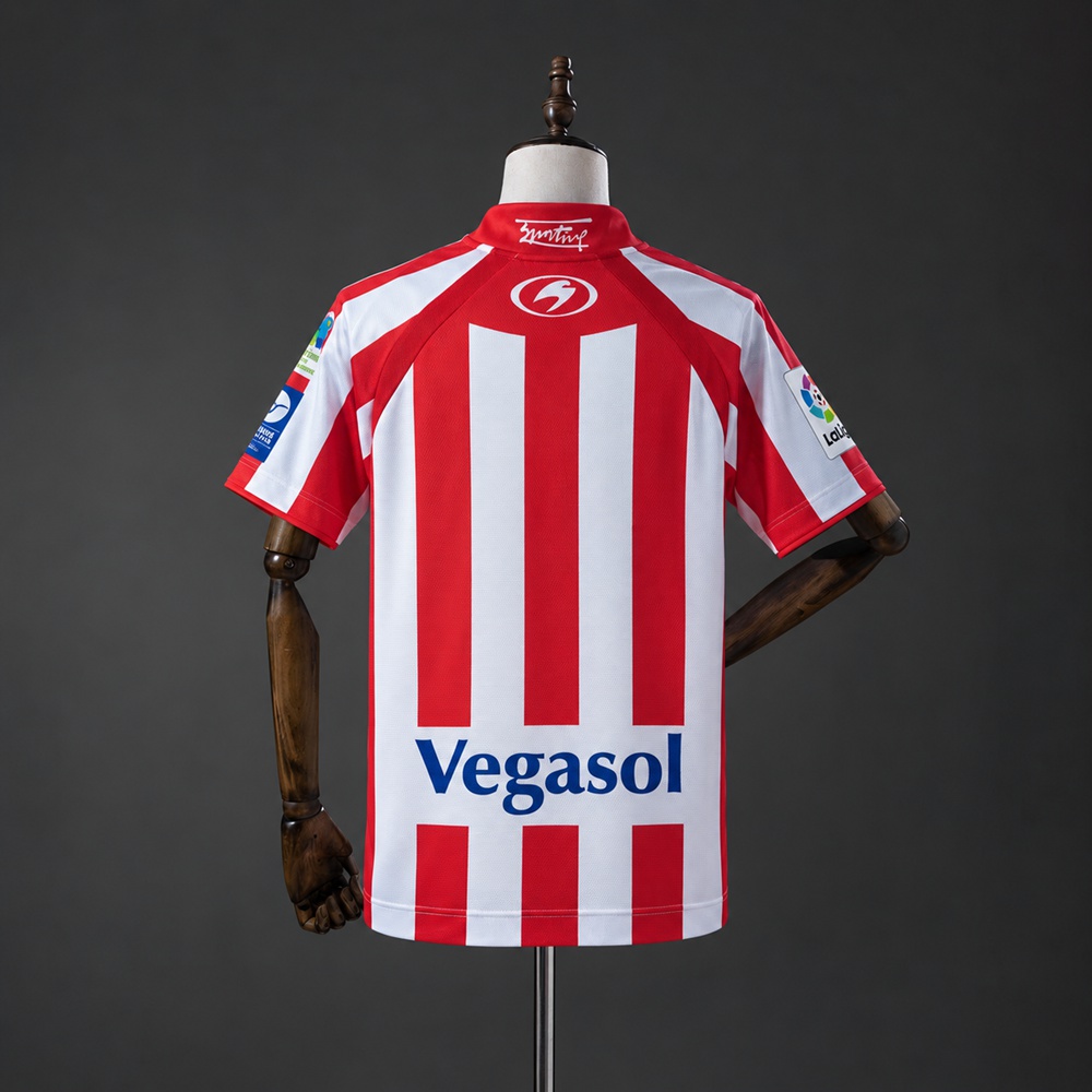 Sporting Gijon 08/09 Home Retro Jersey Foto 2