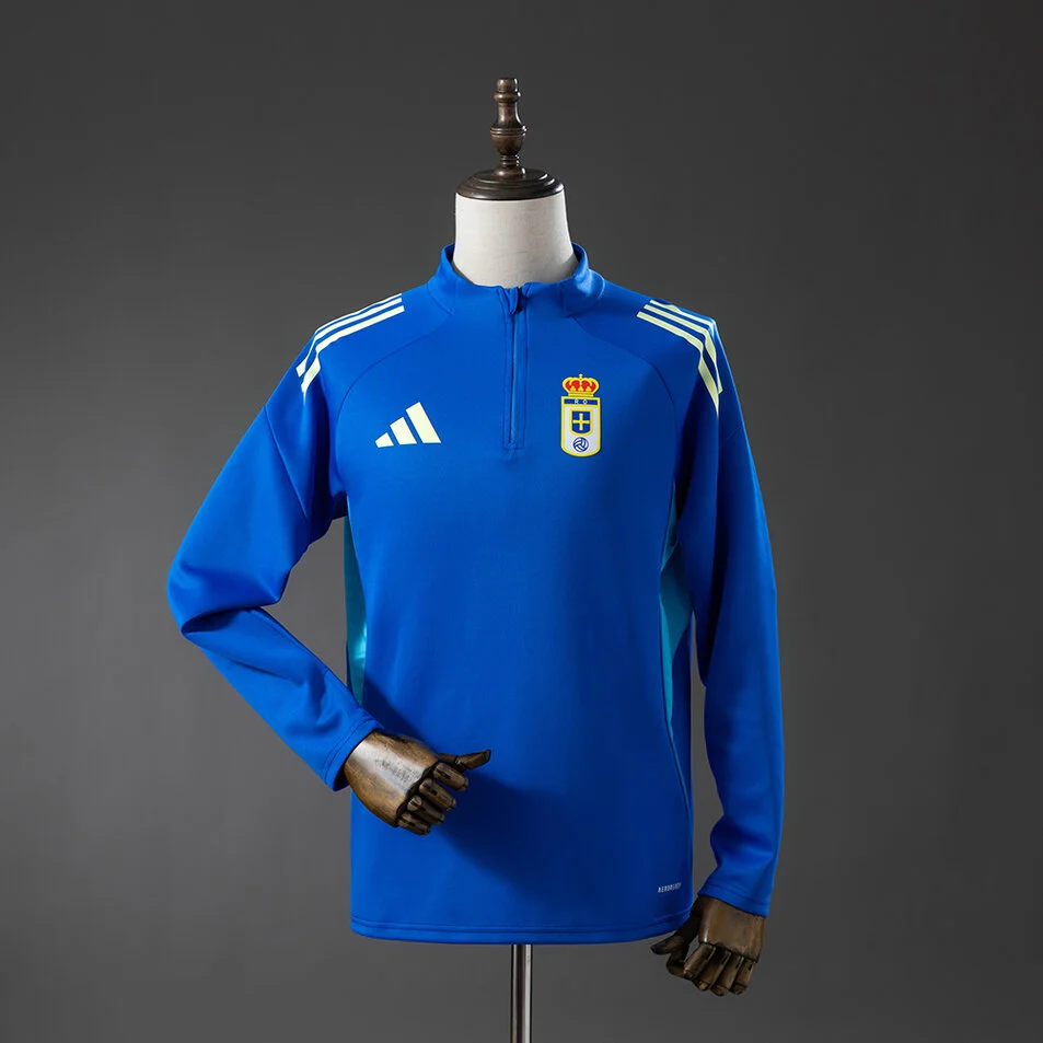 Real Oviedo 25/26 Long Sleeve Training Uniform Black