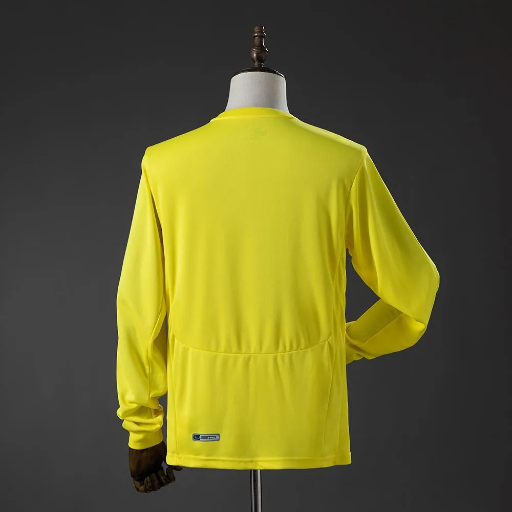 Villarreal 08/09 Home Long Sleeve Retro Jersey Foto 2