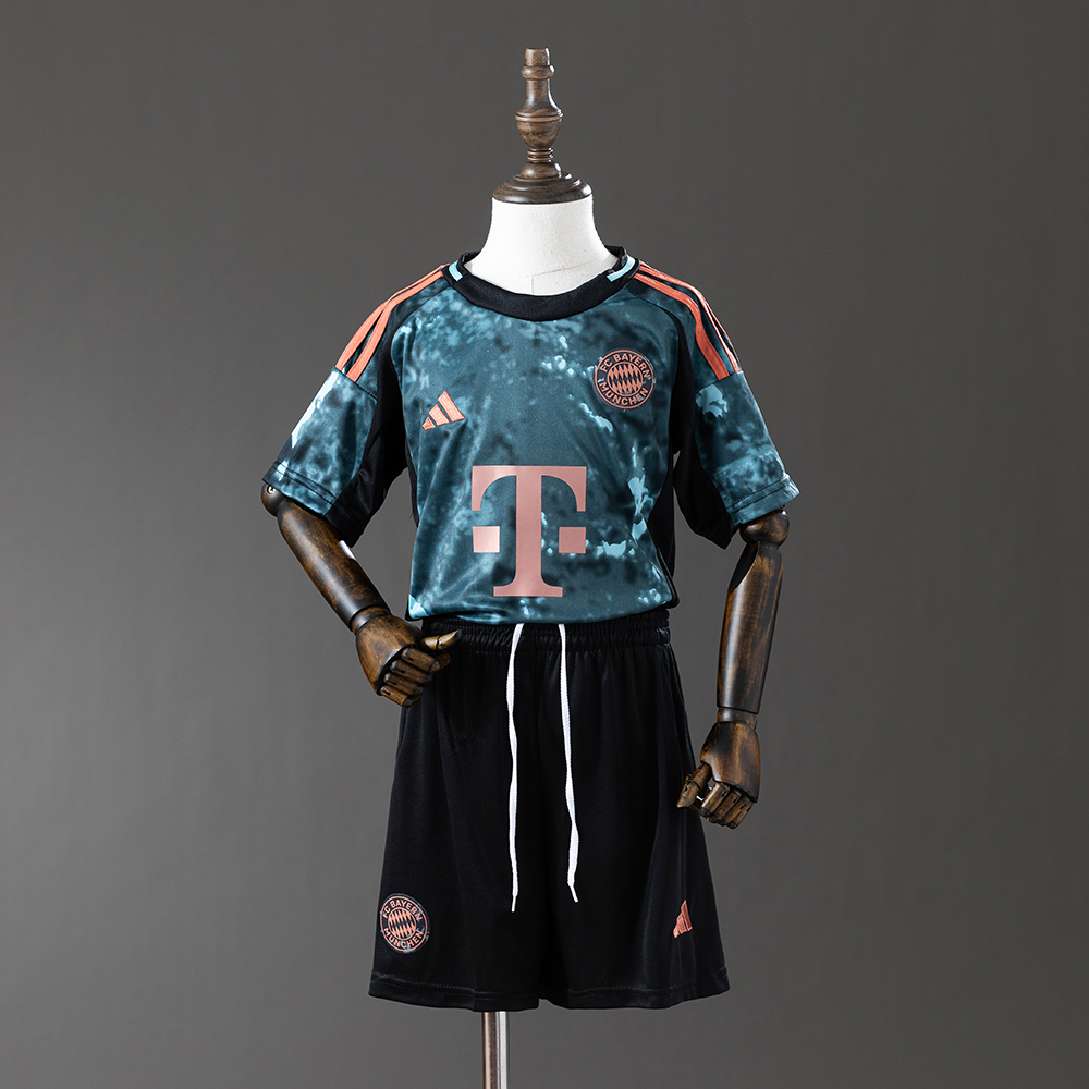 Bayern Munich 24/25 Away Full Kids Kit Jersey