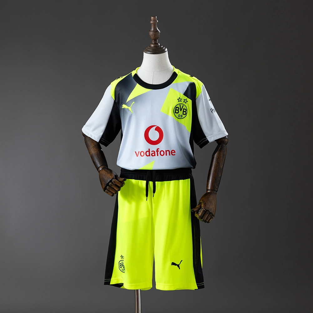 Borussia Dortmund 25/26 Away Full Kids Kit Jersey
