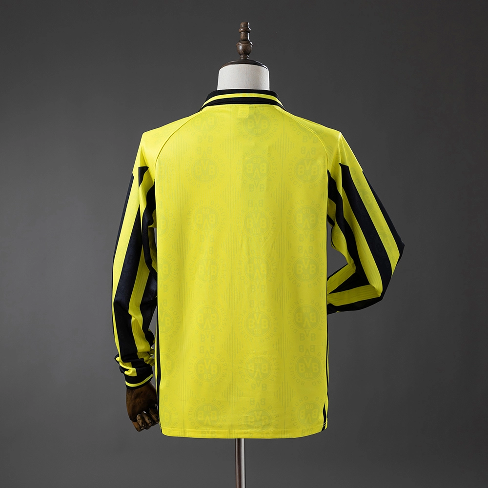 Borussia Dortmund 96/97 Home Long Sleeve Retro Jersey Foto 2