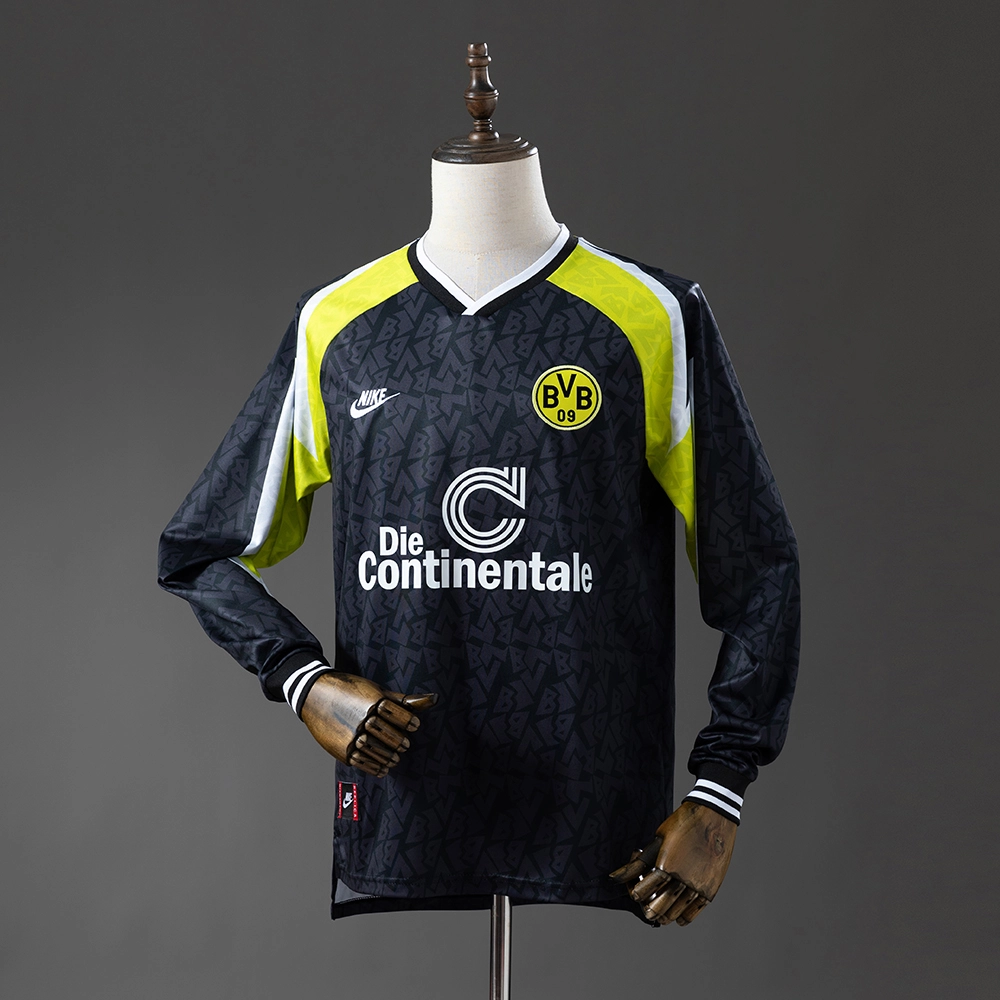 Borussia Dortmund 95/96 Away Long Sleeve Retro Jersey