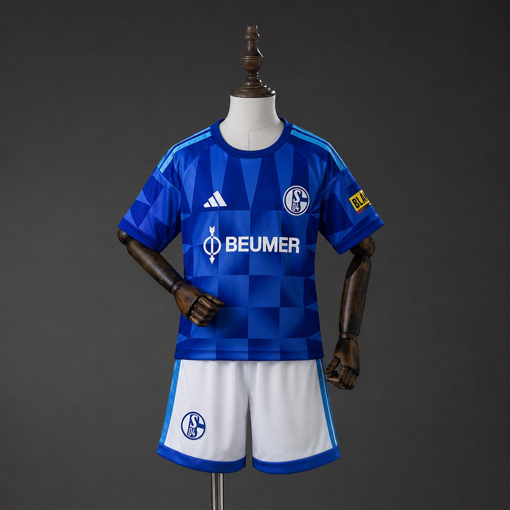 Schalke 04 26/27 Home Kids kit