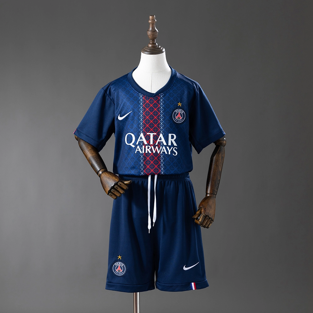 PSG 25/26 Home (Champion Edition) Kids Kit Jersey