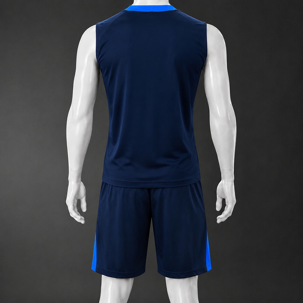 PSG 25/26 Dark Navy Light Blue Training Vest kit Foto 2
