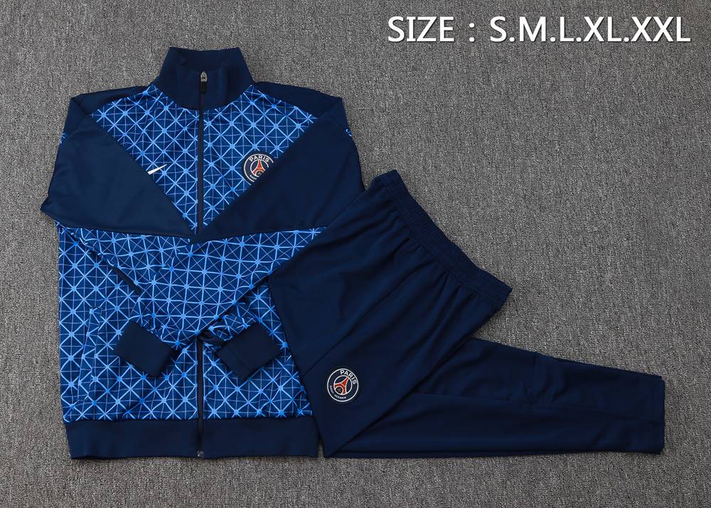 PSG 25/26 Navy Printed Training Jacket Kit Foto 2