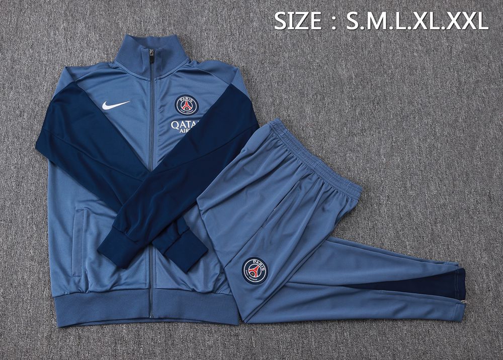 PSG 25/26 Light Blue Soccer Jacket Kit Set Foto 2