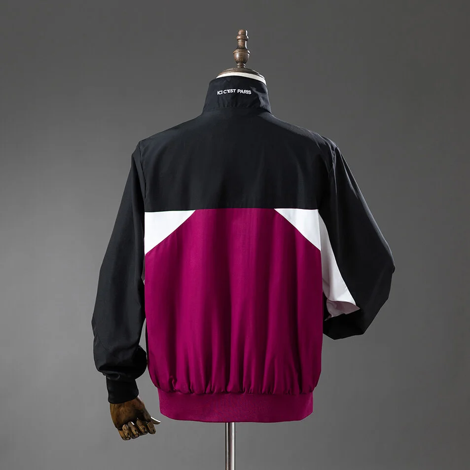 PSG Jordan Collaboration Windbreaker Black Purple Foto 2