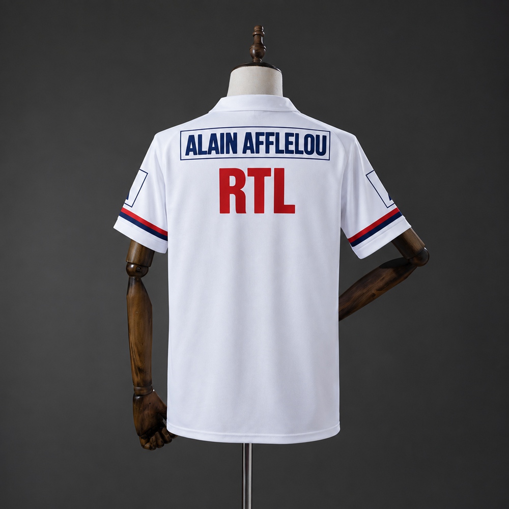 PSG 90/92 Home Retro Jersey Foto 2