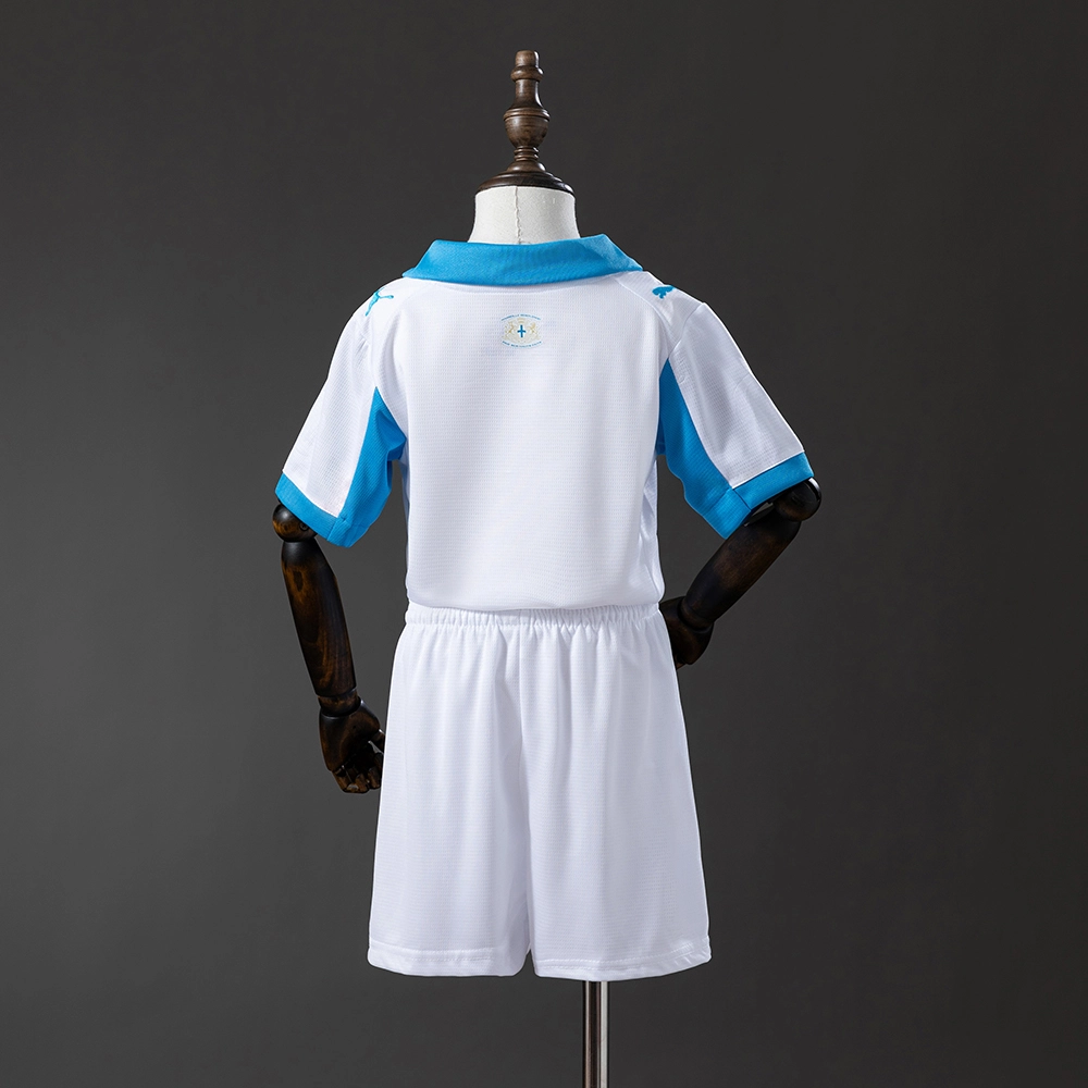 Olympique de Marseille 25/26 Home Full Kids Kit Jersey Foto 2