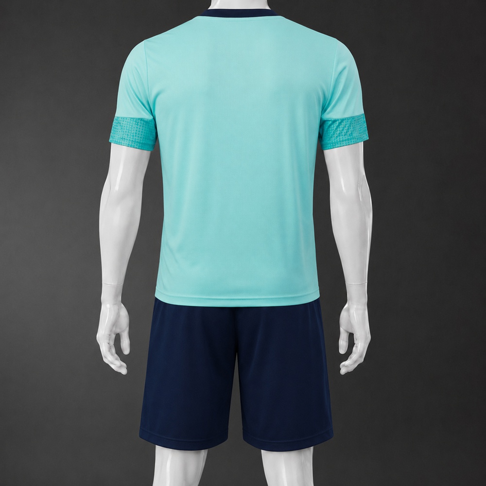 Olympique de Marseille 25/26  Mint Navy Short Sleeve Short Set Foto 2