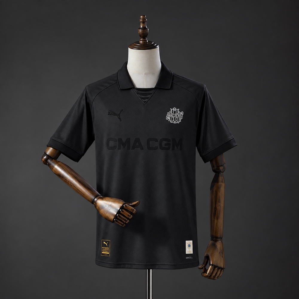 Olympique de Marseille 125th Anniversary Black Jersey