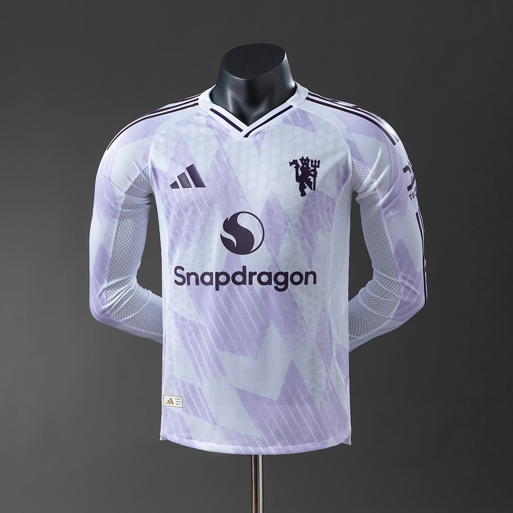 Manchester United 25/26 Player Version Away Long Sleeve Jersey