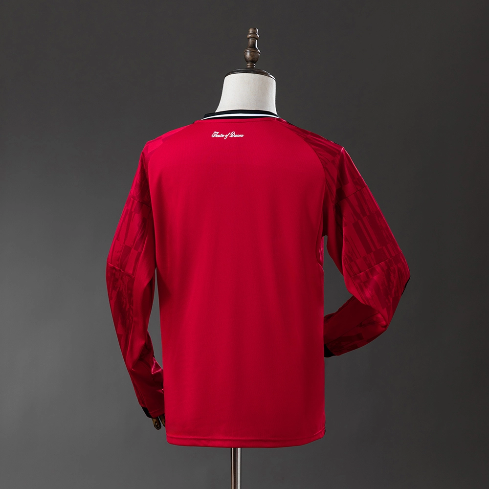 Manchester United 25/26 Home Long Sleeve Jersey Foto 2