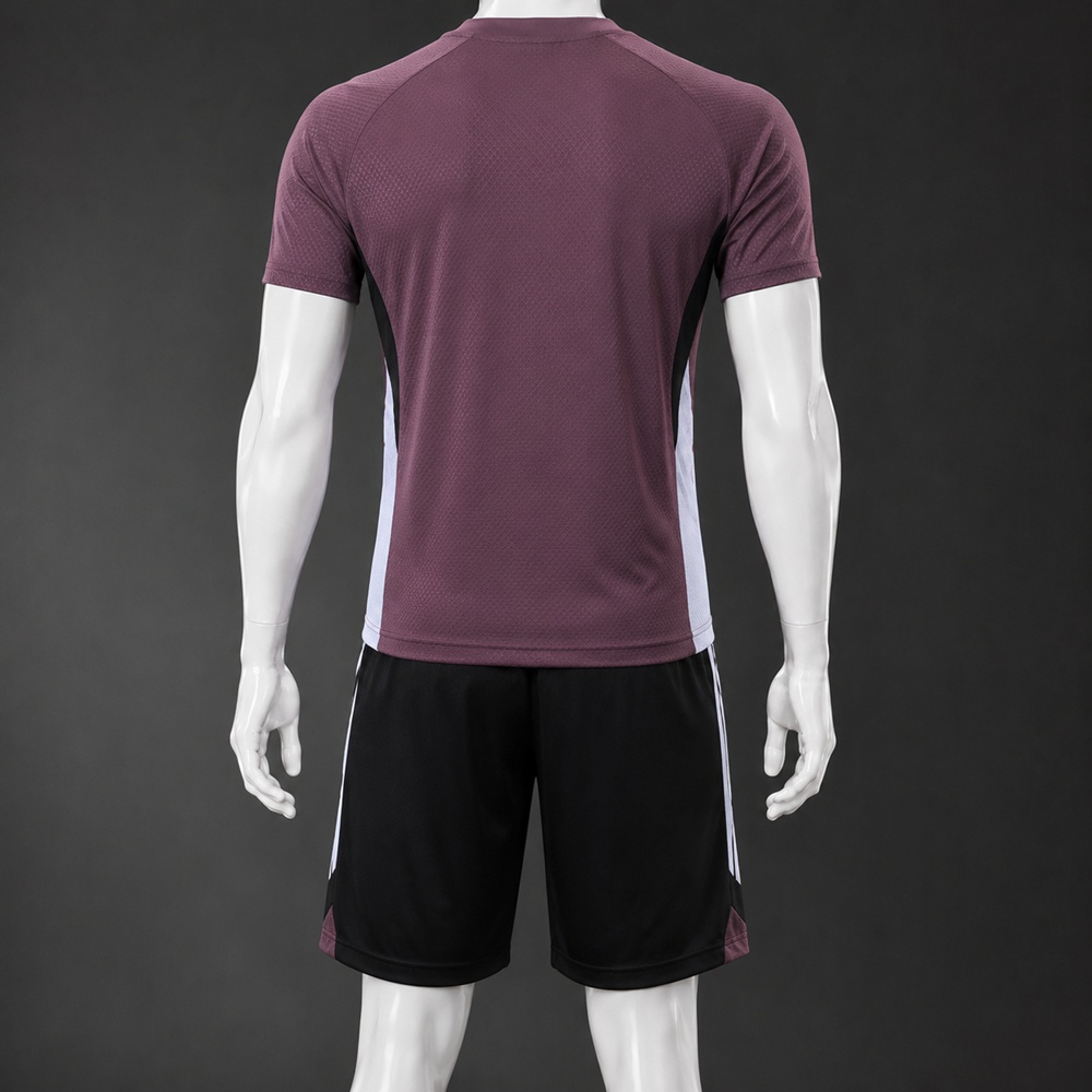 Manchester United 25/26 Mauve Black Short Sleeve Short Set Foto 2