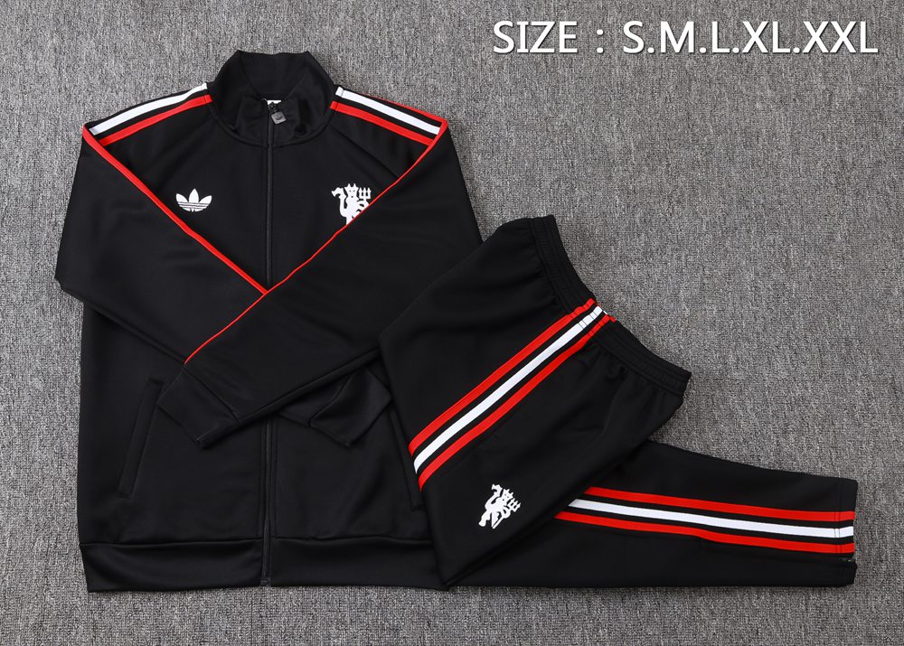 Manchester United 26/27 Black Red Jacket Kit Foto 2