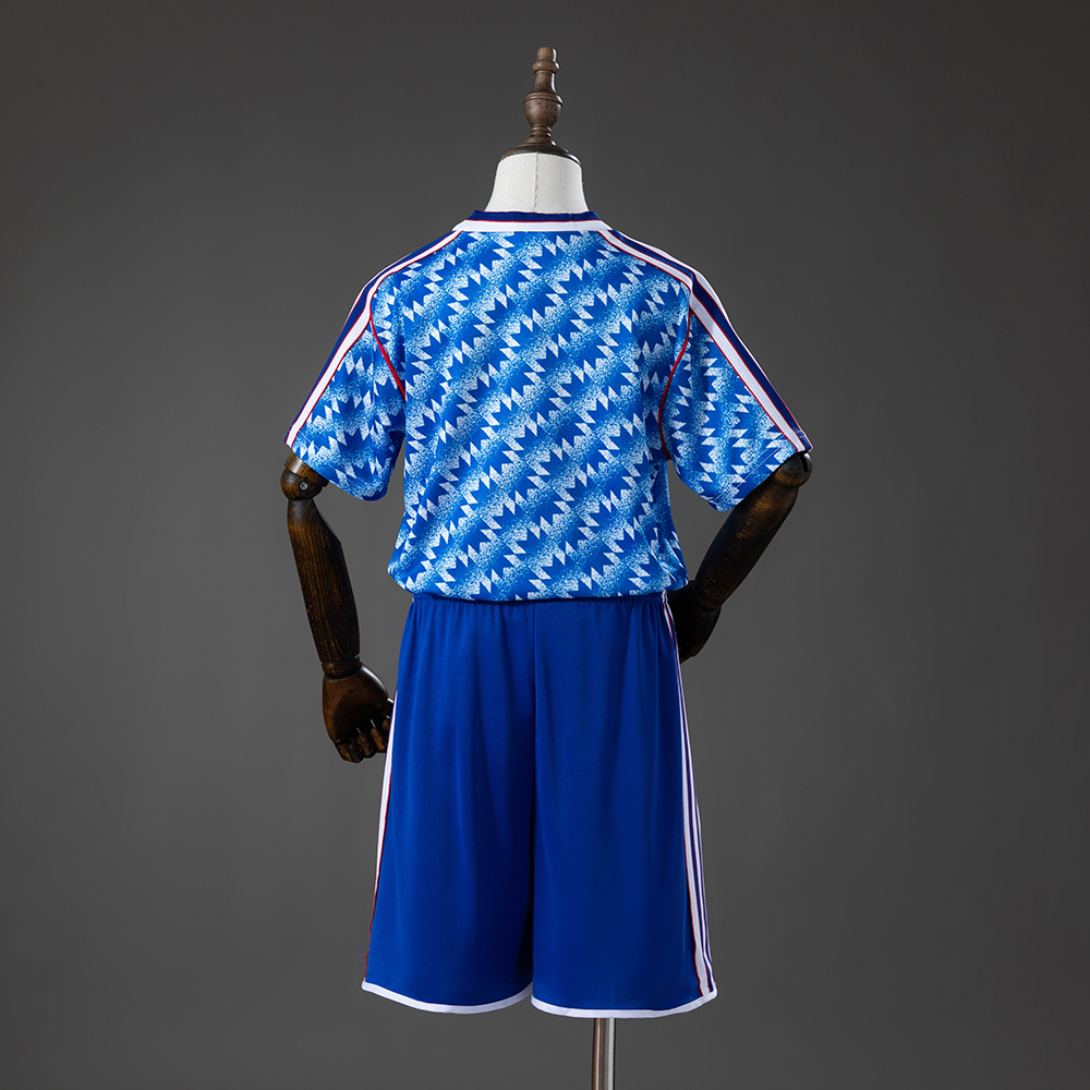 Manchester United 90/92 Away Retro Kids Kit Jersey Foto 2