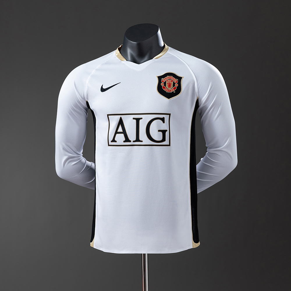 Manchester United 06/07 Away Long Sleeve Player Version Retro Jersey