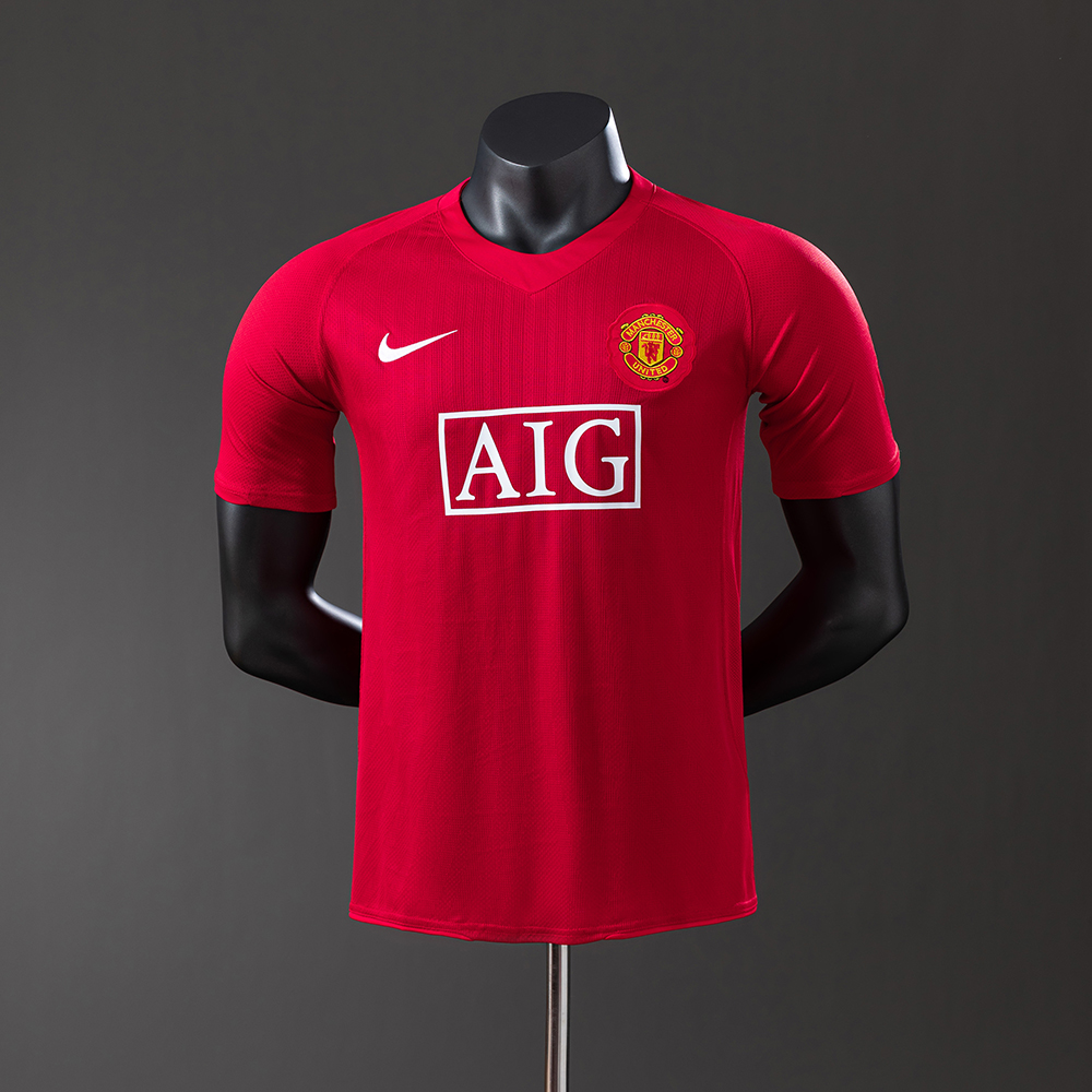 Manchester United 07/09 Home Player Version Retro Jersey