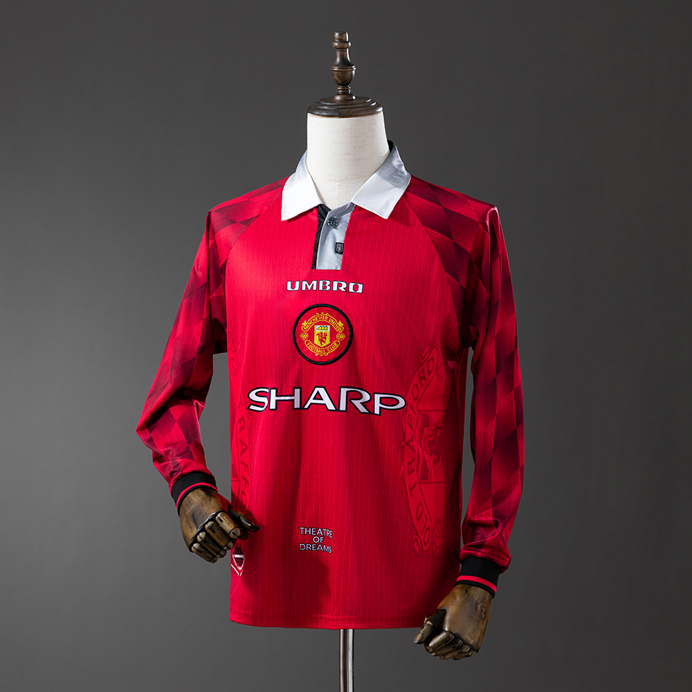 Manchester United 96/97 Home Long Sleeve Retro Jersey
