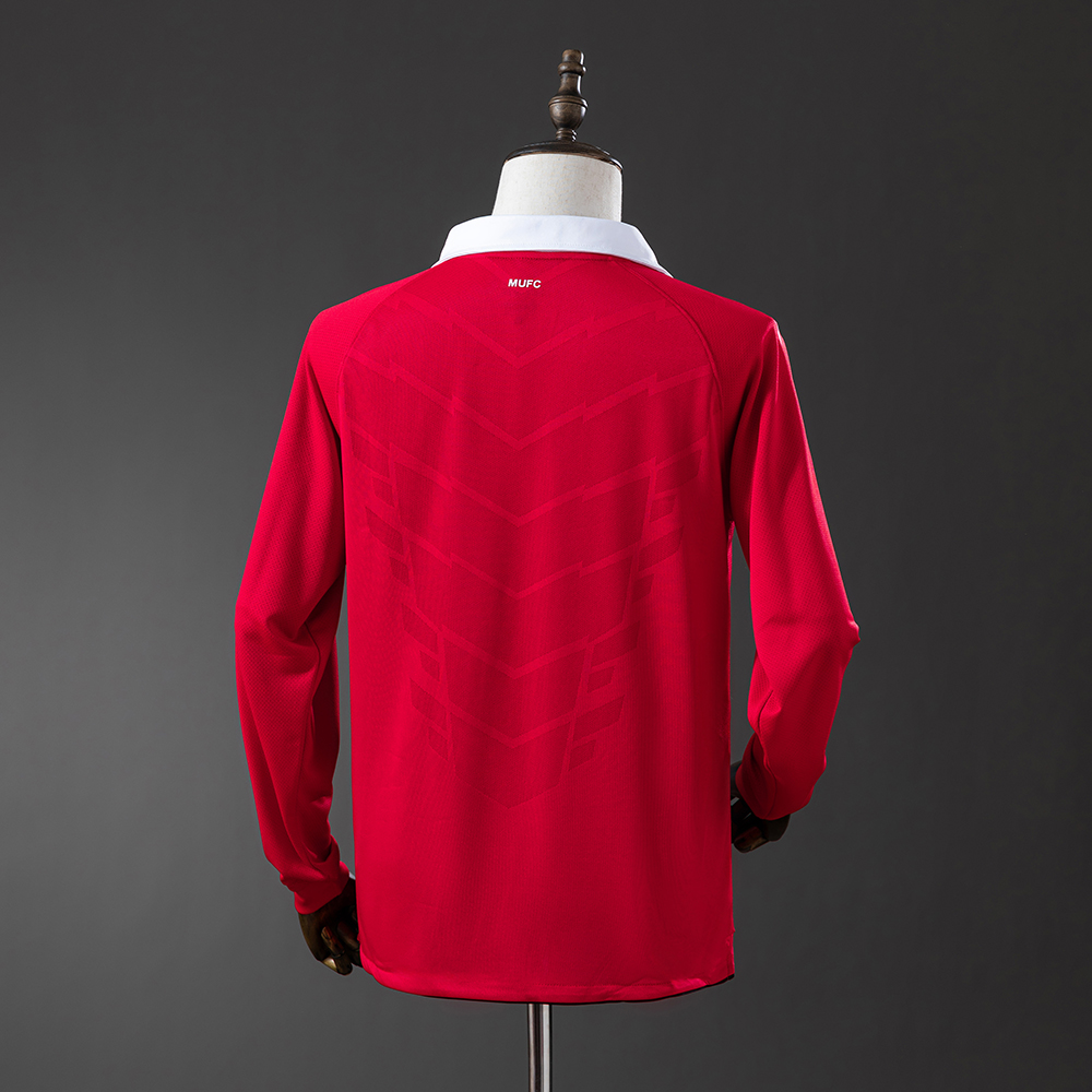 Manchester United 10/11 Home Long Sleeve Retro Jersey Foto 2