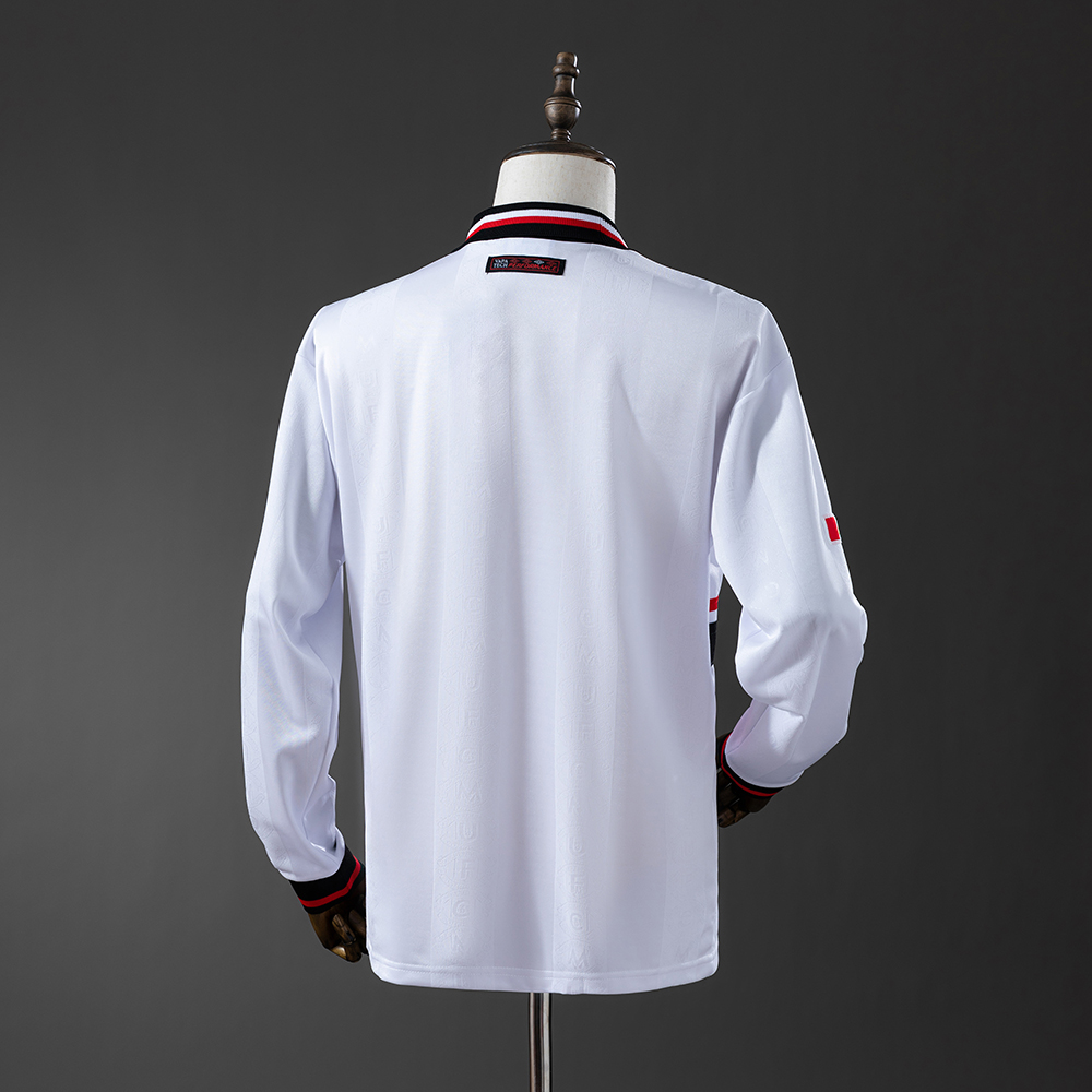 Manchester United 98/99 Away Long Sleeve Retro Jersey Foto 2