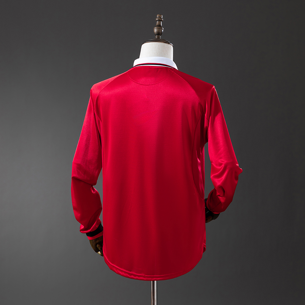 Manchester United 99/00 Home Long Sleeve Retro Jersey Foto 2