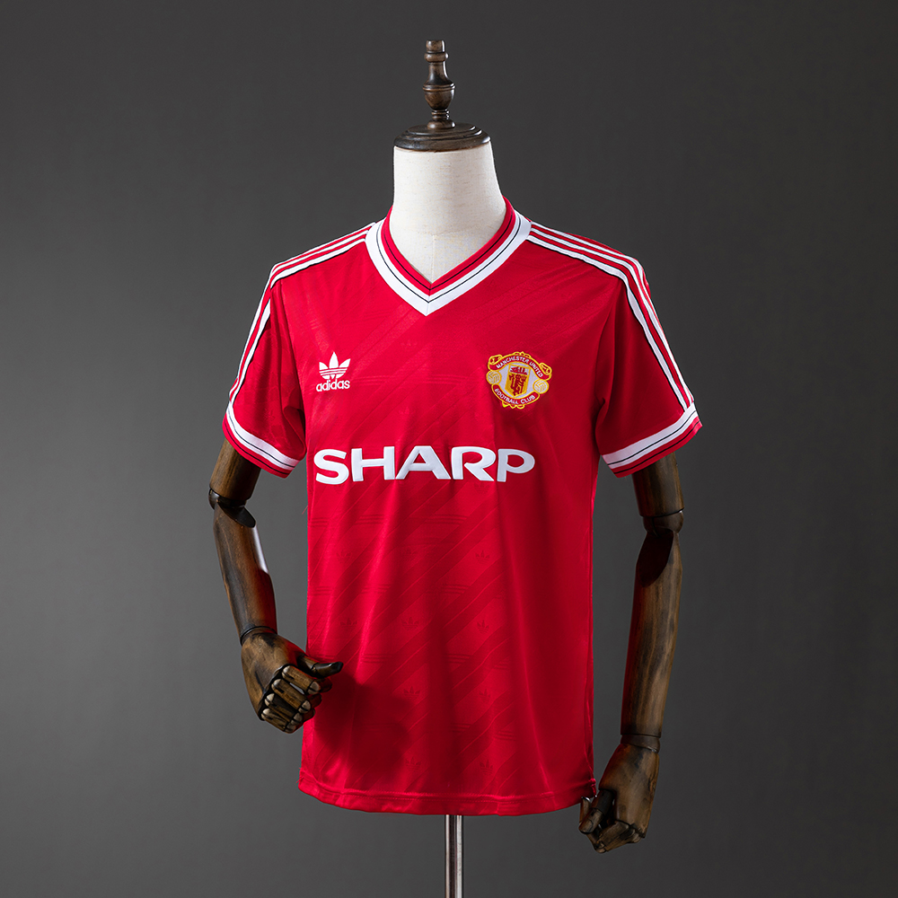 Manchester United 86/88 Home Retro Jersey