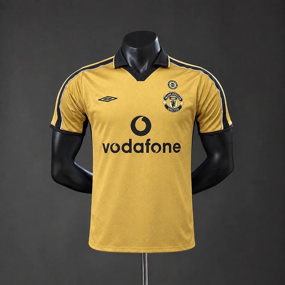 Manchester United 01/02 100th Anniversary Edition Retro Player version Jersey