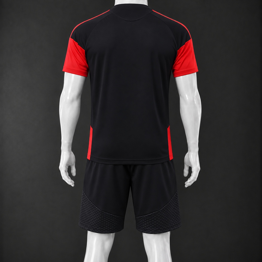 Manchester United 26/27 Black Short Sleeve Short Set Foto 2