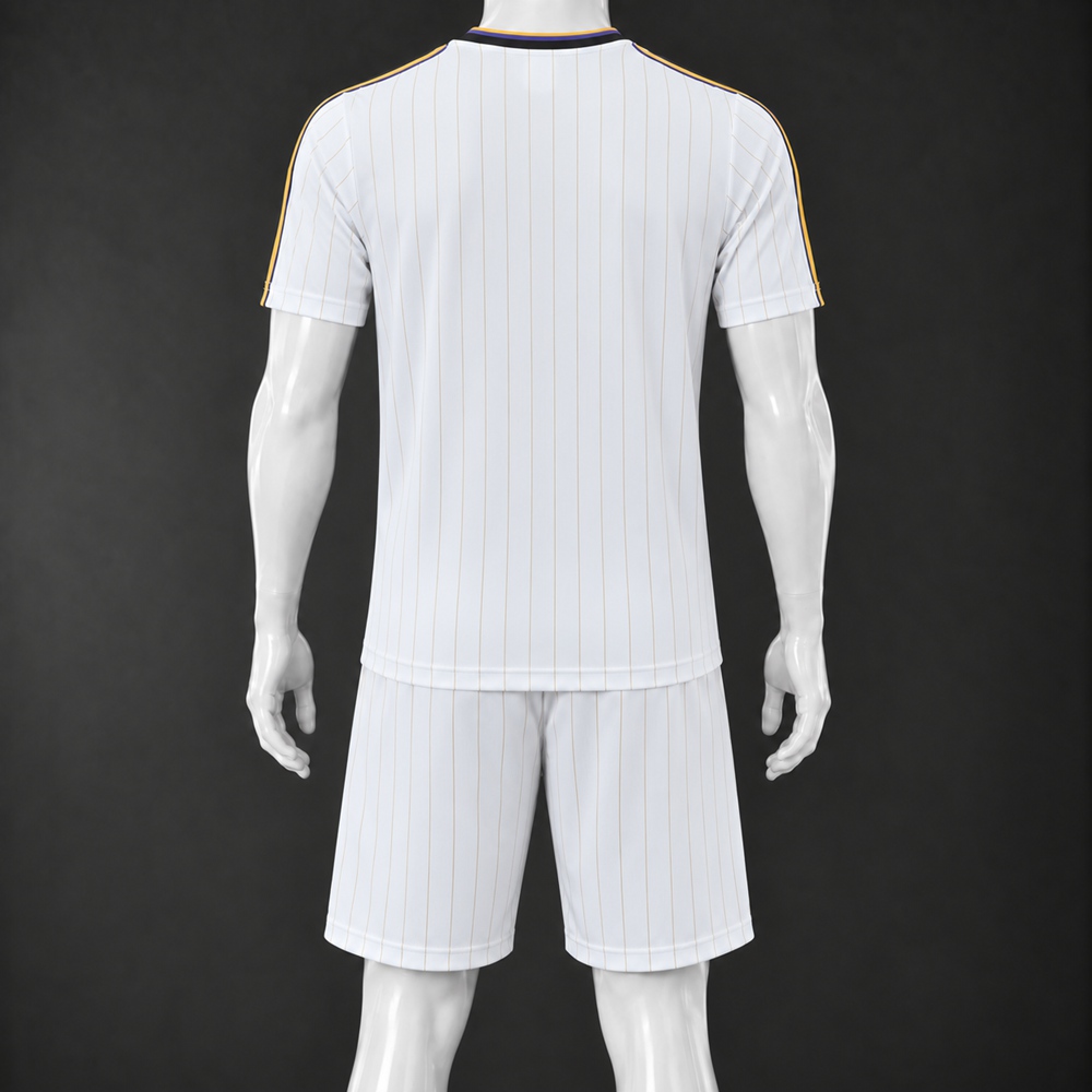 Manchester United 26/27 White Yellow Short-Sleeve Shorts Set Foto 2