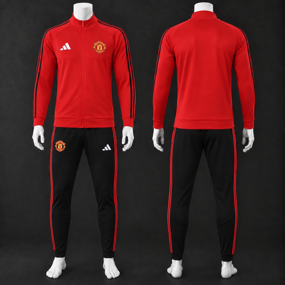 Manchester United 26/27 Red Black Jacket Kit