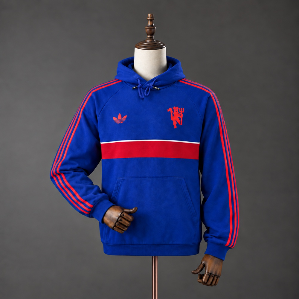 Manchester United 26/27 Hooded Sweatshirt - Blue