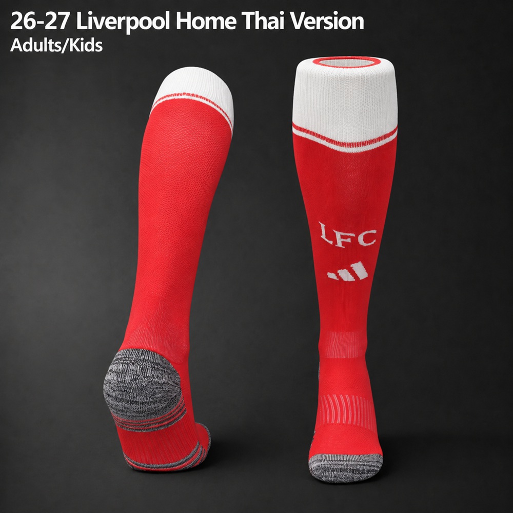 Liverpool 26-27 Home Thai Version Adults-Kids Red White