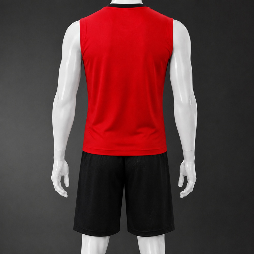 Liverpool 25/26 Red Black Training Vest kit Foto 2