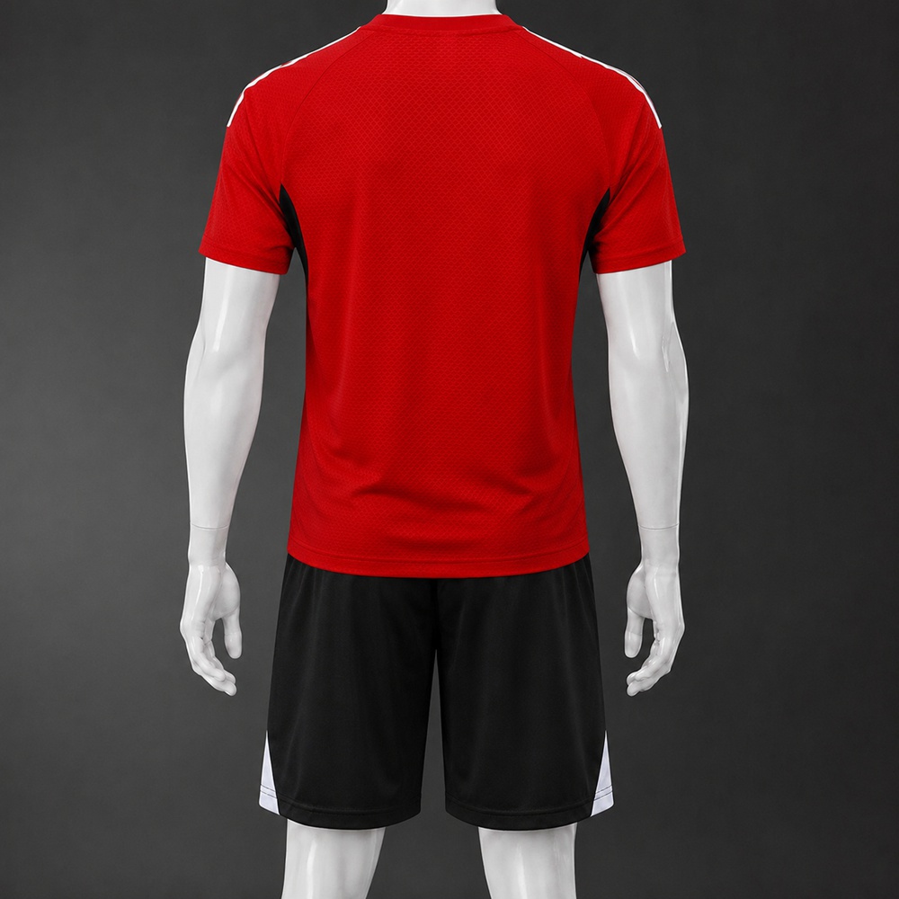 Liverpool 25/26 Red Black Short Sleeve Short Set1 Foto 2