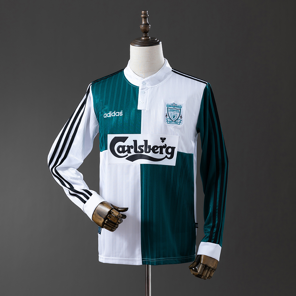 Liverpool 95/96 Away Long Sleeve Retro Jersey
