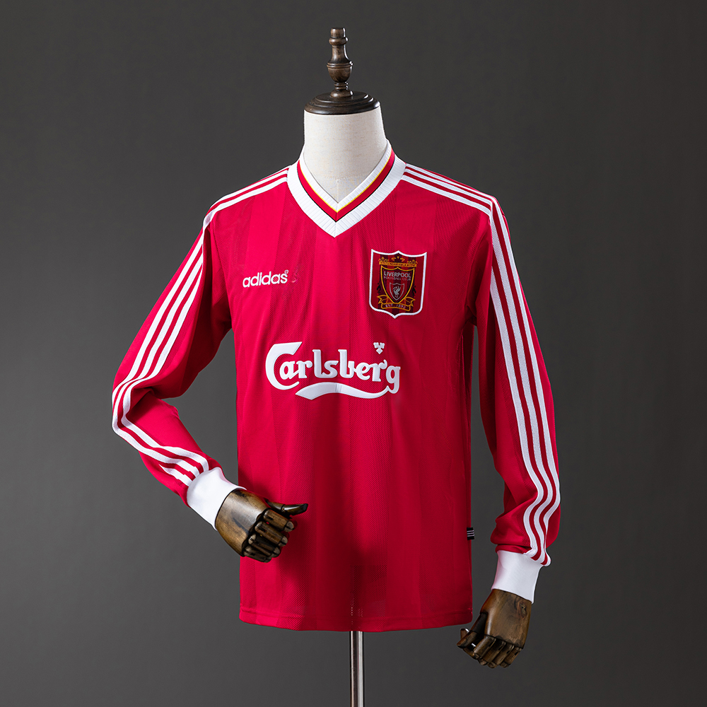 Liverpool 95/96 Home Long Sleeve Retro Jersey