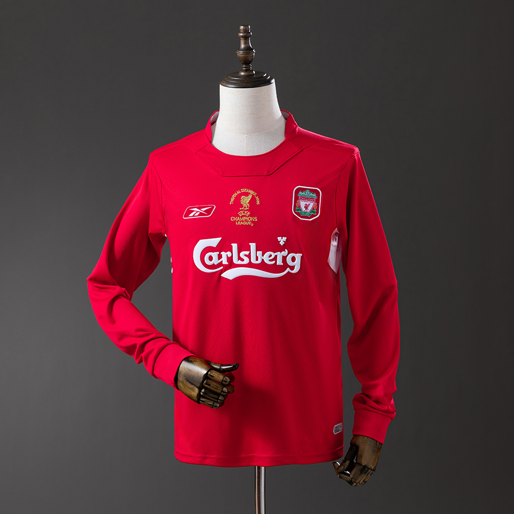 Liverpool 04/05 Home Long Sleeve Retro Jersey