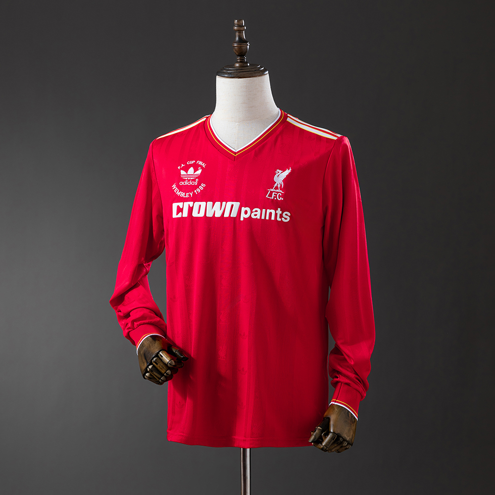 Liverpool 85/86 home long sleevev Retro Jersey