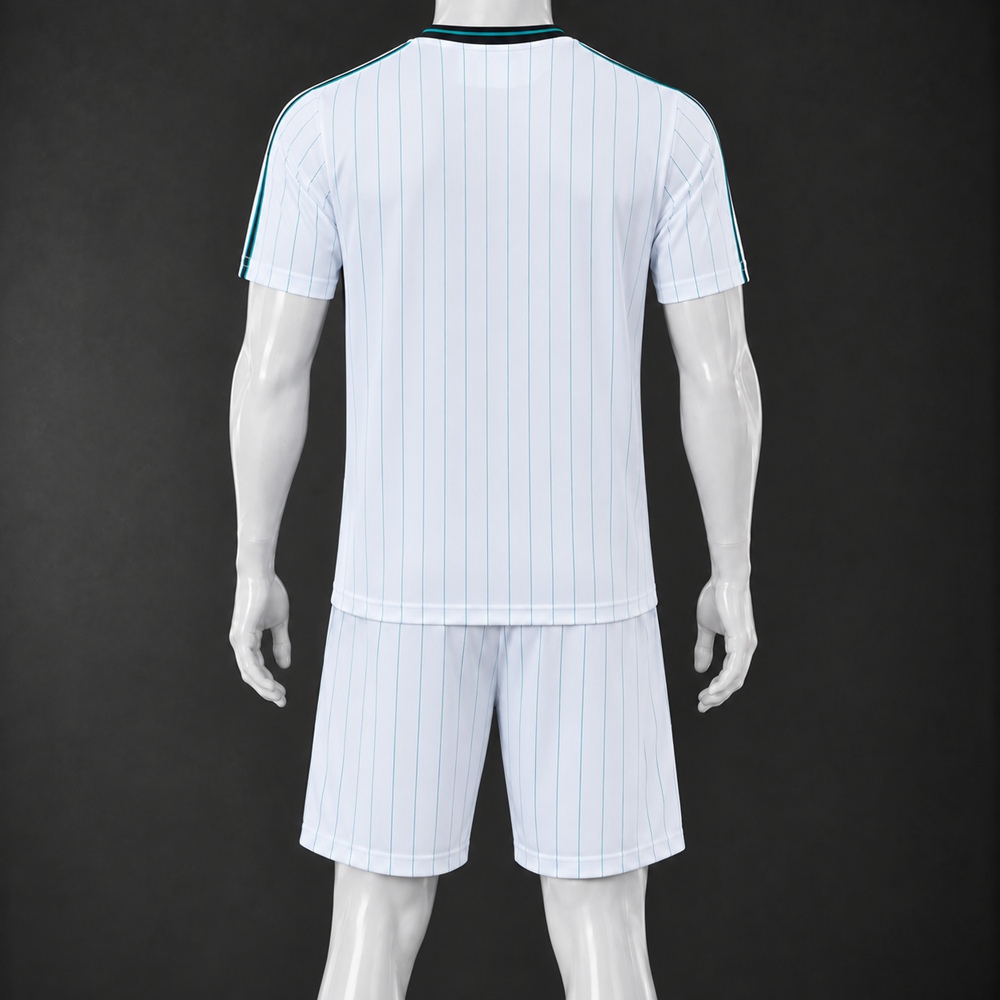 Liverpool 26/27 White Turquoise Short-Sleeve Shorts Set Foto 2